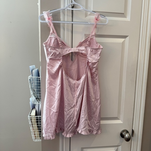 New! For Love And Lemons Heart Slip Pink 45042 - Picture 9 of 15